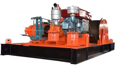 Verricello con motore diesel
