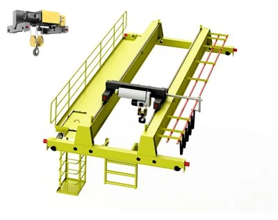 Carroponte bitrave con paranco elettrico