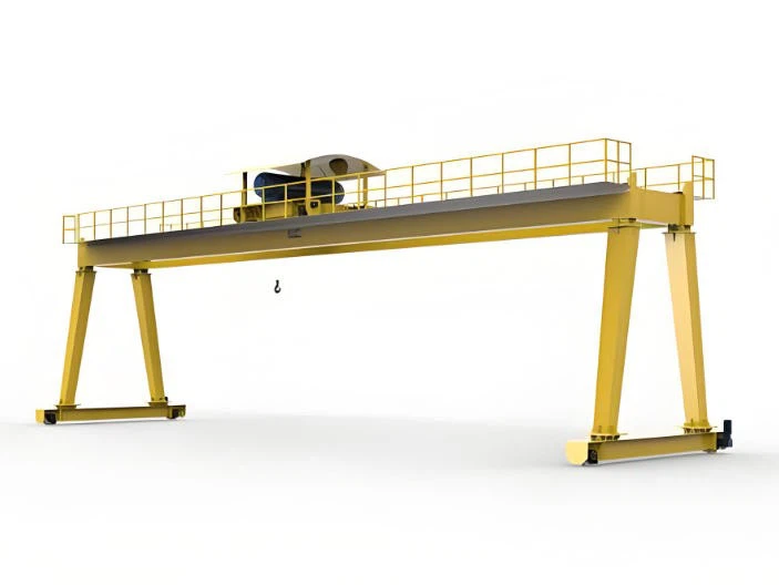 Double Girder Gantry Crane With Mobile Trolley
