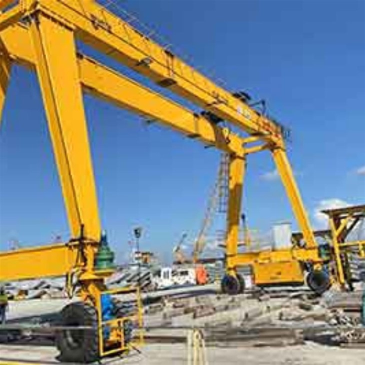 Euro Double Girder Gantry Crane With Hook price