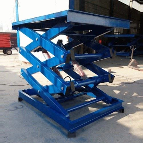 Stationary hydraulic electric Scissor Lift(3)
