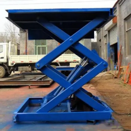 Stationary hydraulic electric Scissor Lift(4)