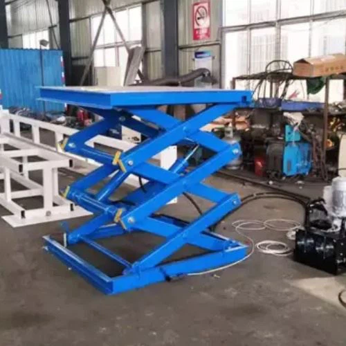 Sollevatore elettrico idraulico stazionario a forbice